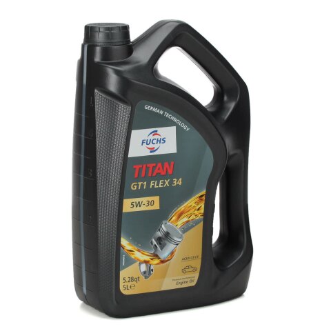 Fuchs Titan GT1 Flex 34, 5W-30, 5l Motoröl