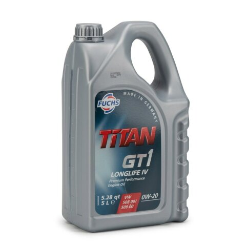 Fuchs Titan GT1, Longlife IV, 0W-20, 5l Motoröl