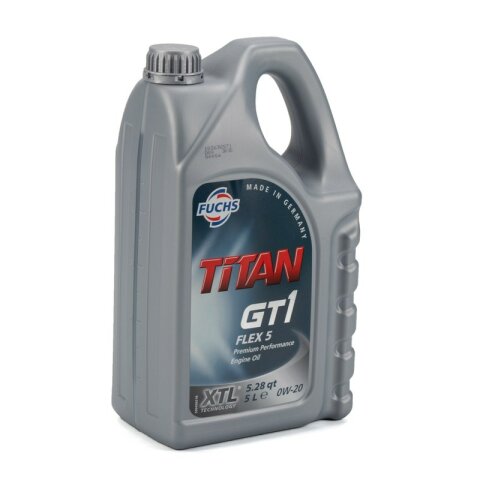 Fuchs Titan GT1 Flex 5, 0W-20, 5l Motoröl