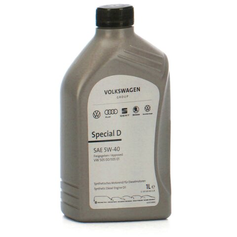Original VAG Motoröl, Spezial D, 5W-40, 1l Motoröl