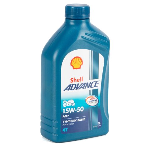 Shell Advance 4T Ultra, 15W-50, 1l Motoröl