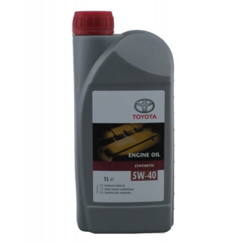 Original Toyota Motoröl, Synthetic, 5W-40, 1l Motoröl, API SM, API CF, ACEA A3, ACEA B4