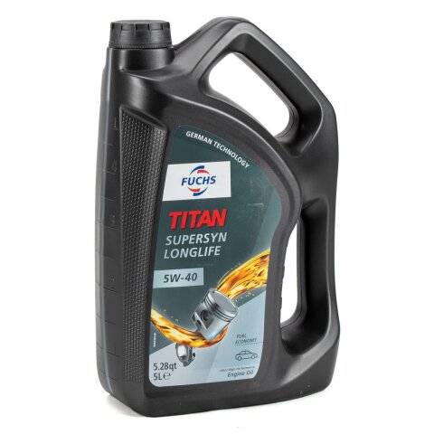 Fuchs Supersyn Longlife, 5W-40, 5l Motoröl