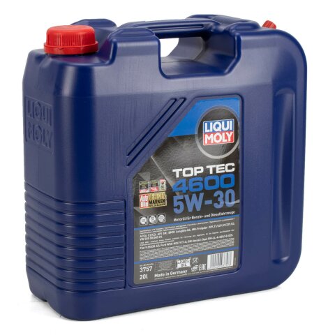 Liqui Moly Top Tec 4600 5W-30 Motoröl 1l - Motoröle für alle Fahrzeuge