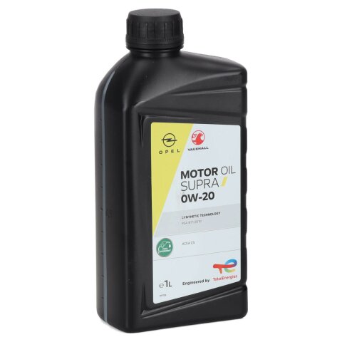 Original Opel Motoröl, Supra, 0W-20, PSA B71 2010, 1l Motoröl