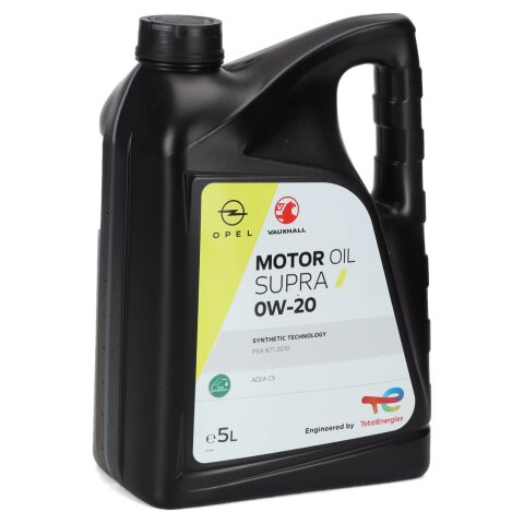 Original Opel Motoröl, Supra, 0W-20, PSA B71 2010, 5L Motoröl