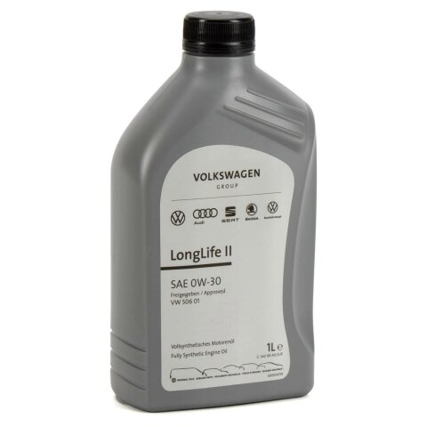 Original VAG Motoröl, Longlife II, 0W-30, VW 506 01, 1l Motoröl