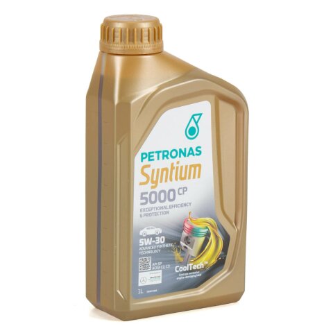 Petronas Motoröl Syntium 5000 CP, 5W-30, 1L-Flasche