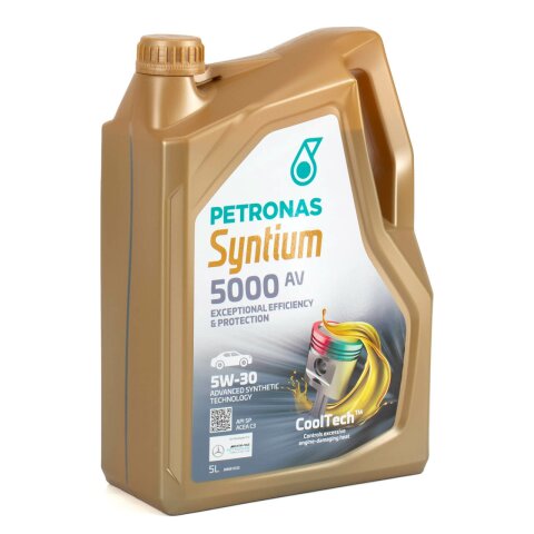 Petronas Motoröl Syntium 5000 AV, 5W-30, 5L-Kanister