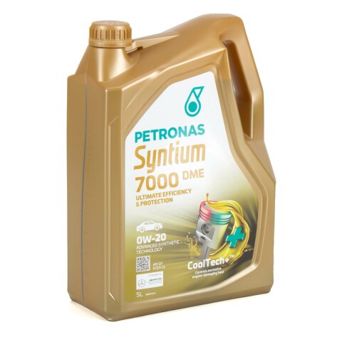 Petronas Motoröl Syntium 7000 DME, 0W-20, 5L-Kanister