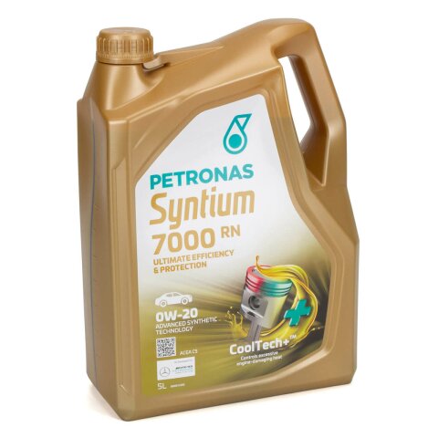 Petronas Motoröl Syntium 7000 RN, 0W-20, 5L-Kanister