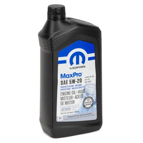 Original Chrysler, Dodge, Jeep, Ram, Fiat, Alfa Romeo Motoröl: 5W20, 946ml