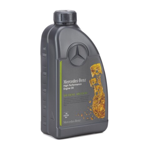 Original Mercedes Motoröl: 0W40, 1l-Flasche
