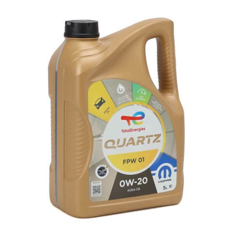 Total Quartz FPW 01, 0W-20 Motoröl, 5l-Kanister