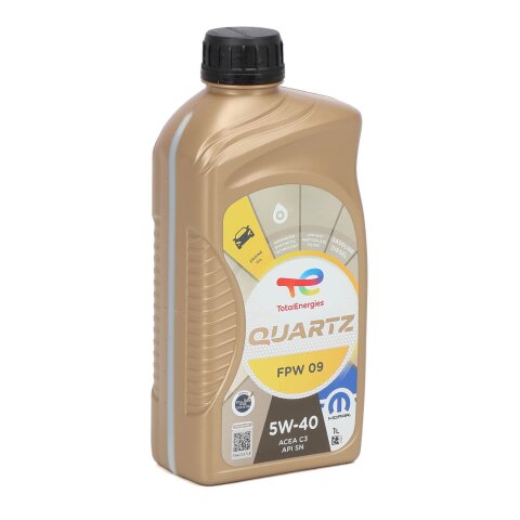 Total Quartz FPW 09, 5W-40 Motoröl, 1l-Flasche