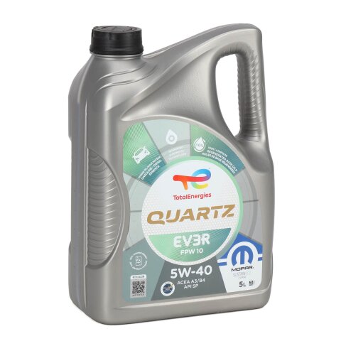Total Quartz EV3R, FPW 10, 5W-40 Motoröl, 5l-Kanister