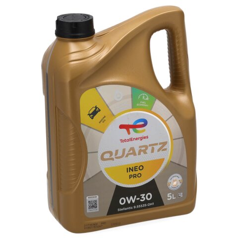 Total Quartz Ineo Pro, 0W-30 Motoröl, 5l-Flasche