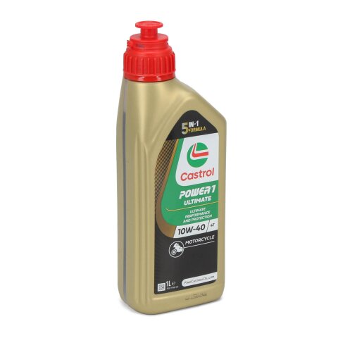 Castrol Power 1 Ultimate 4T Motoröl, for Motorcycles , 10W-40, 1l-Flasche